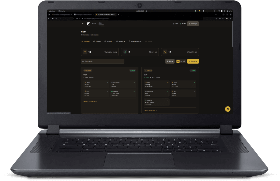 Laptop Dashboard